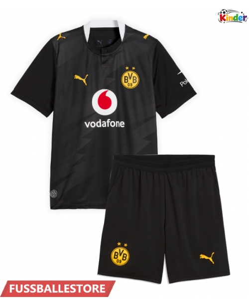 Günstige Borussia Dortmund Joey Veerman #25 Auswärts Trikotsatzt Kinder 2026-27 Kurzarm (+ Kurze Hosen)